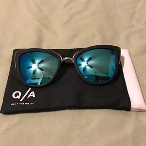 Quay Australia My Girl Blue Sunglasses